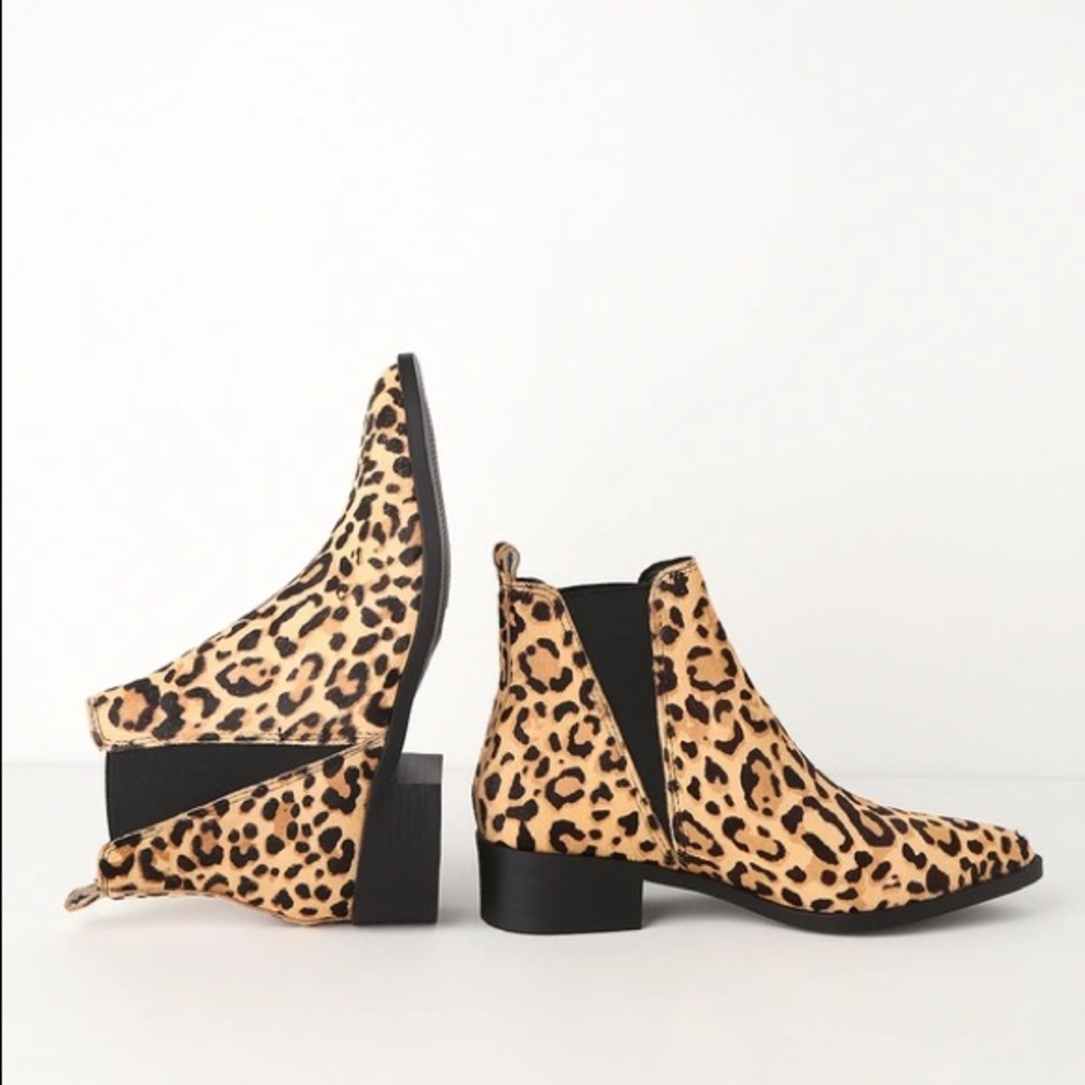 Steve Madden Cheetah booties